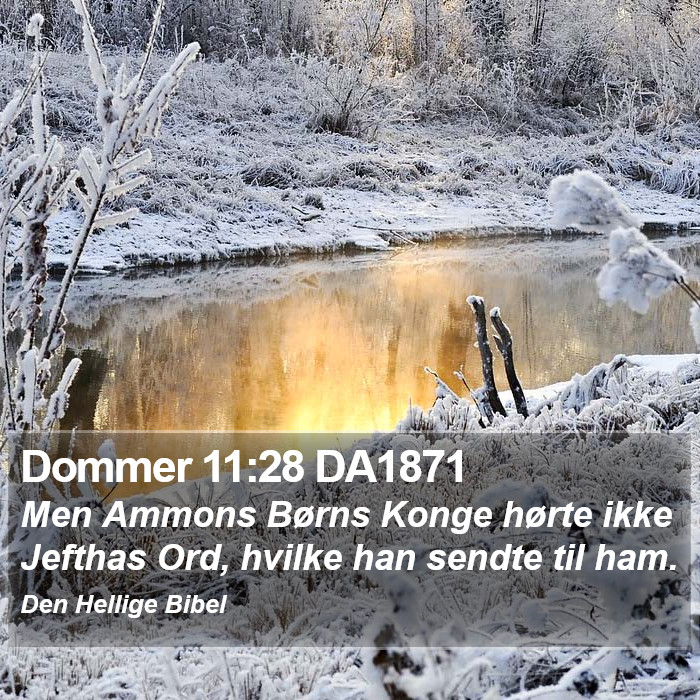 Dommer 11:28 DA1871 Bible Study