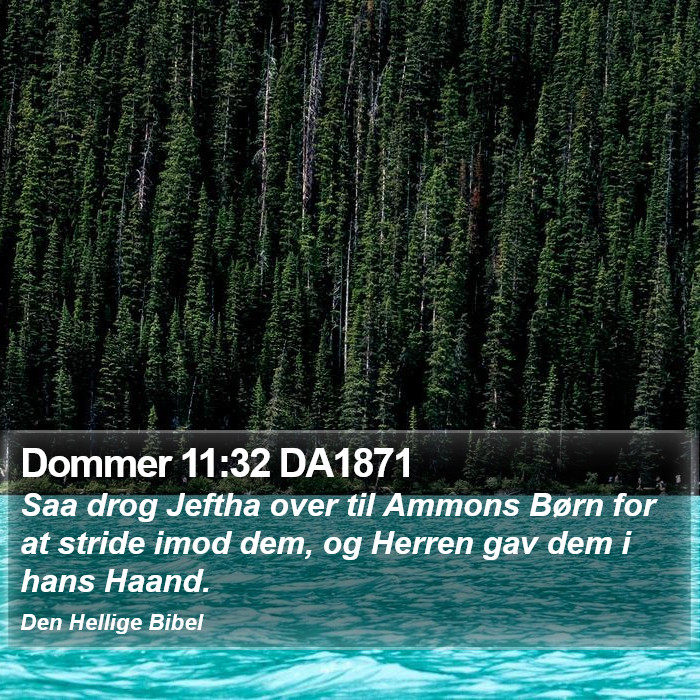 Dommer 11:32 DA1871 Bible Study