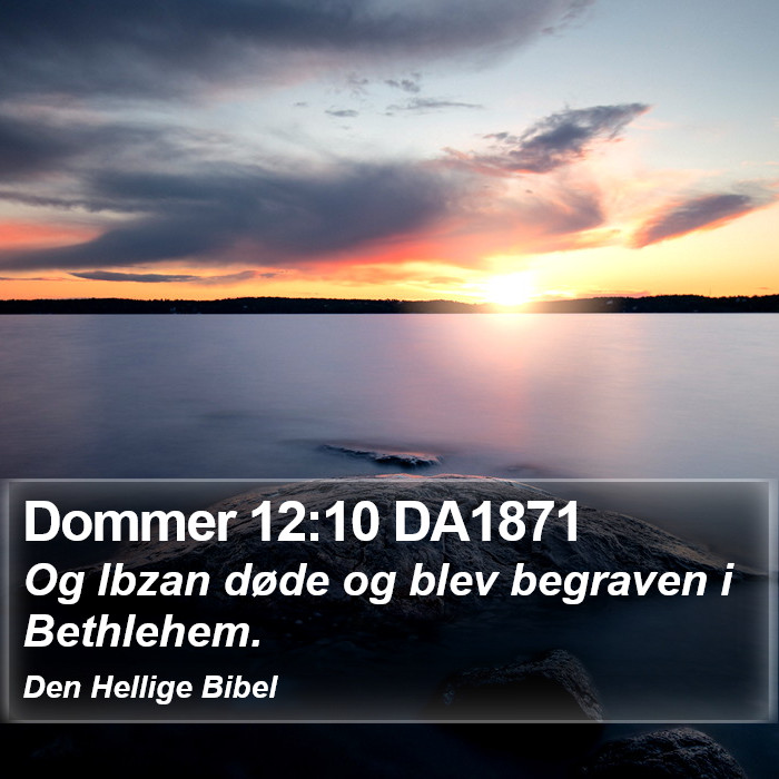 Dommer 12:10 DA1871 Bible Study