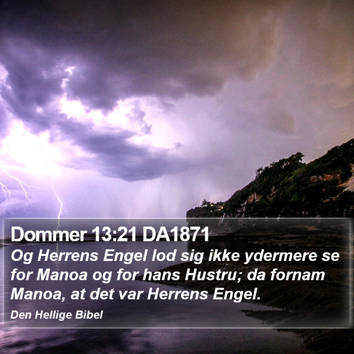 Dommer 13:21 DA1871 Bible Study