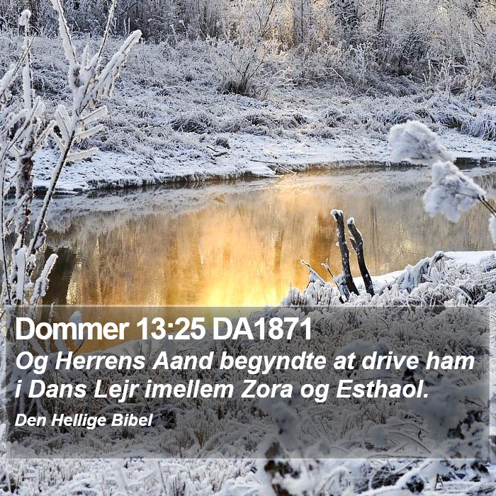 Dommer 13:25 DA1871 Bible Study