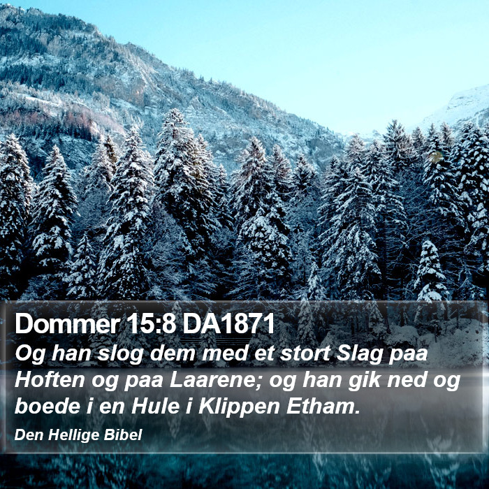 Dommer 15:8 DA1871 Bible Study