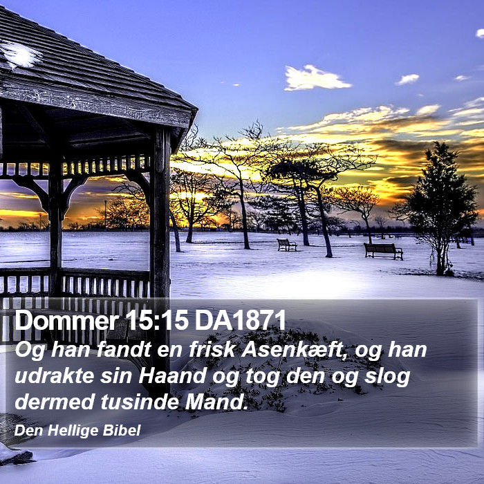 Dommer 15:15 DA1871 Bible Study