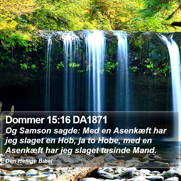 Dommer 15:16 DA1871 Bible Study