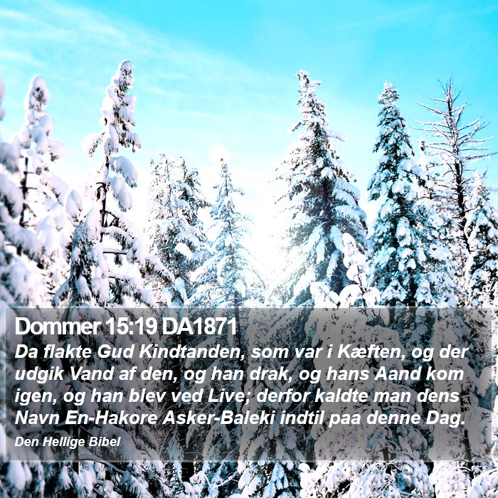 Dommer 15:19 DA1871 Bible Study