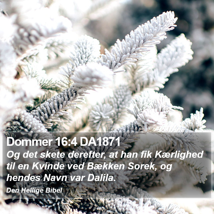 Dommer 16:4 DA1871 Bible Study