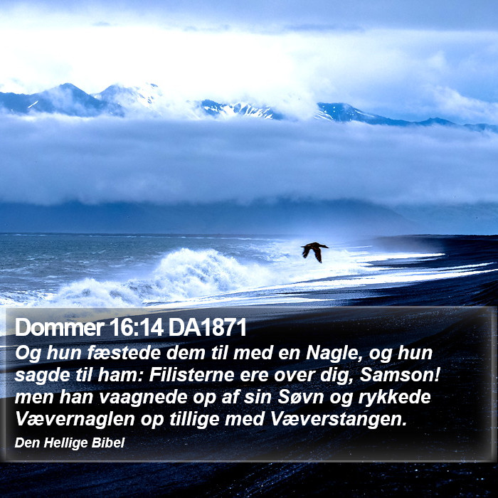 Dommer 16:14 DA1871 Bible Study