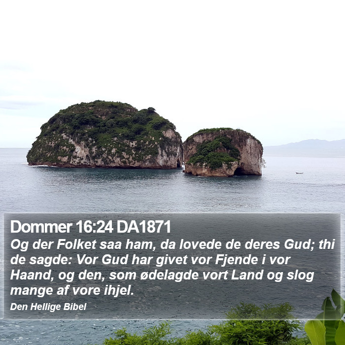 Dommer 16:24 DA1871 Bible Study