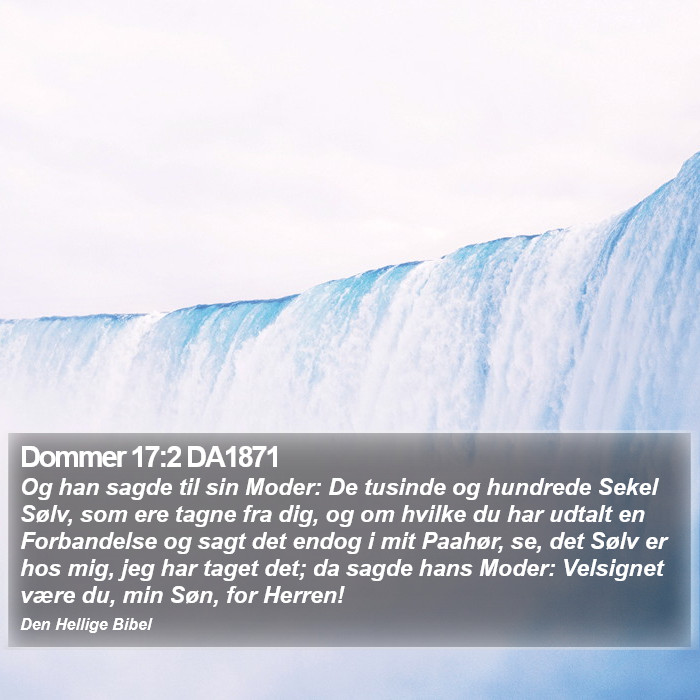 Dommer 17:2 DA1871 Bible Study