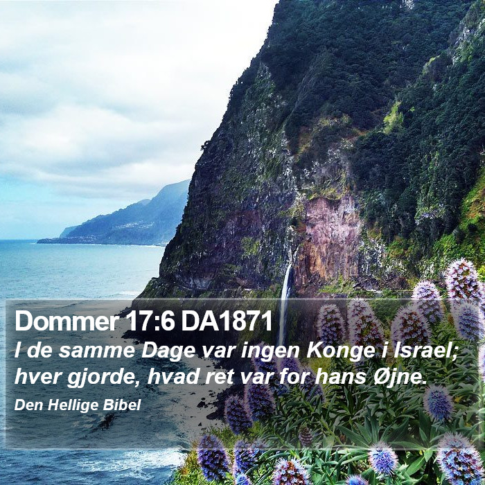 Dommer 17:6 DA1871 Bible Study