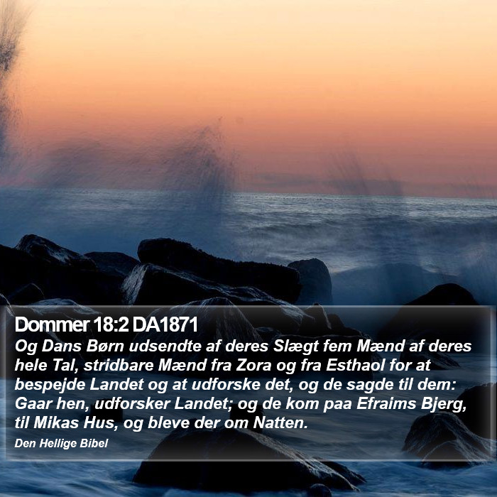 Dommer 18:2 DA1871 Bible Study