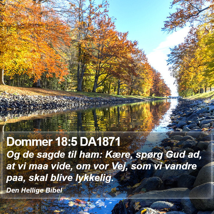 Dommer 18:5 DA1871 Bible Study