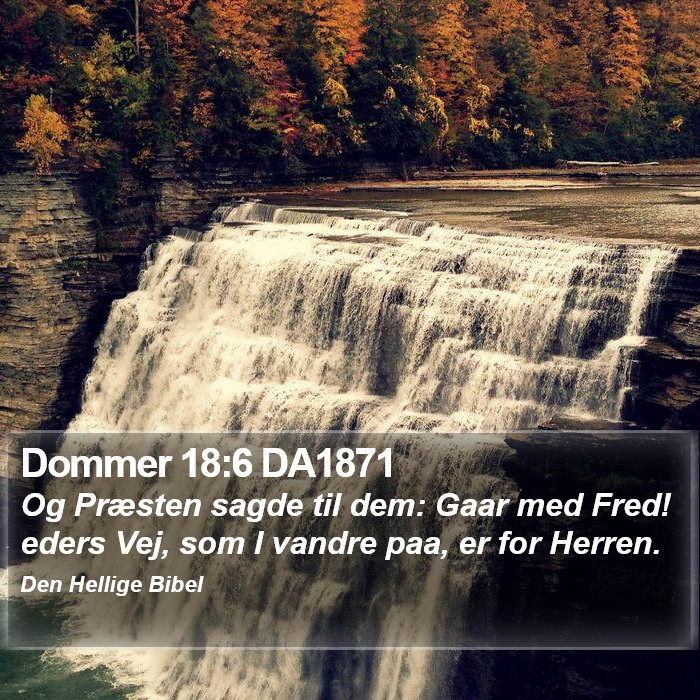 Dommer 18:6 DA1871 Bible Study