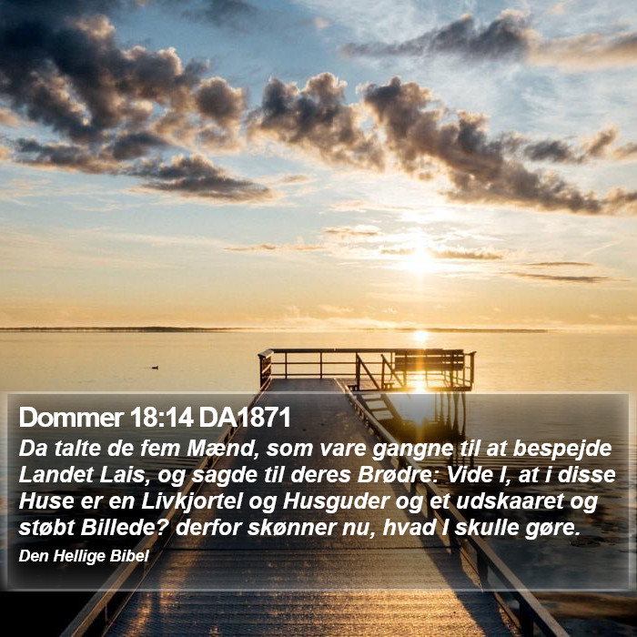 Dommer 18:14 DA1871 Bible Study