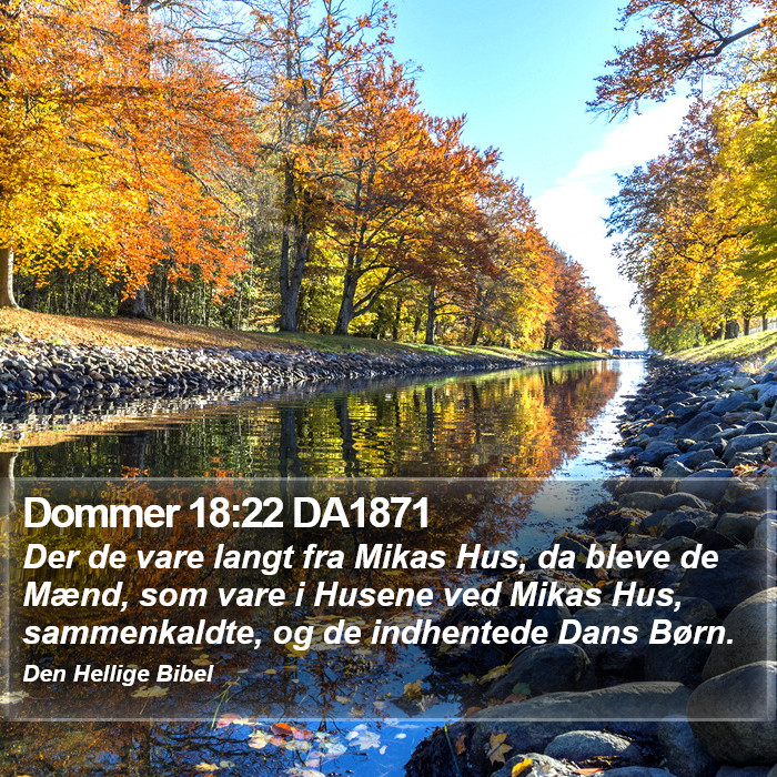 Dommer 18:22 DA1871 Bible Study