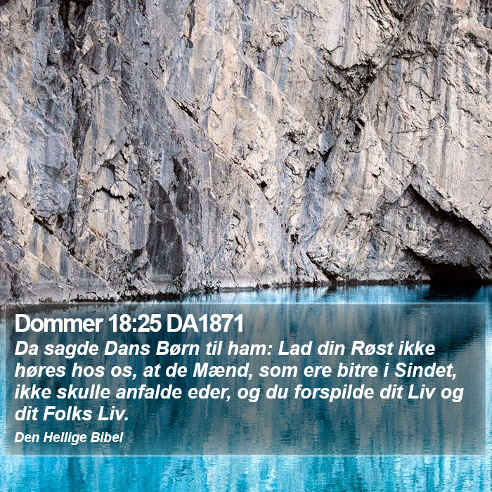 Dommer 18:25 DA1871 Bible Study