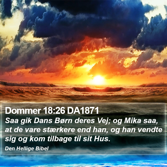 Dommer 18:26 DA1871 Bible Study