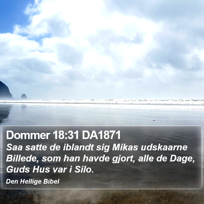 Dommer 18:31 DA1871 Bible Study