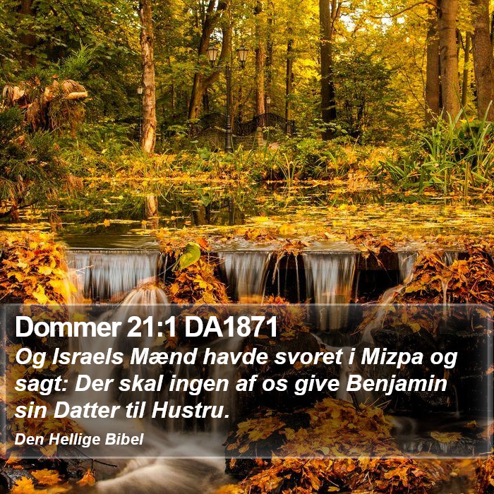 Dommer 21:1 DA1871 Bible Study