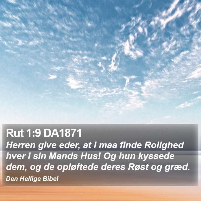 Rut 1:9 DA1871 Bible Study