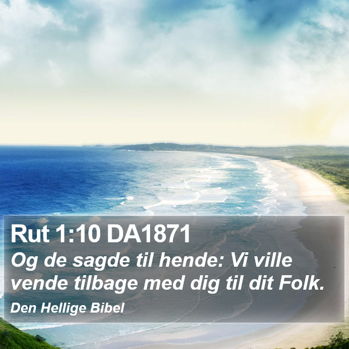 Rut 1:10 DA1871 Bible Study