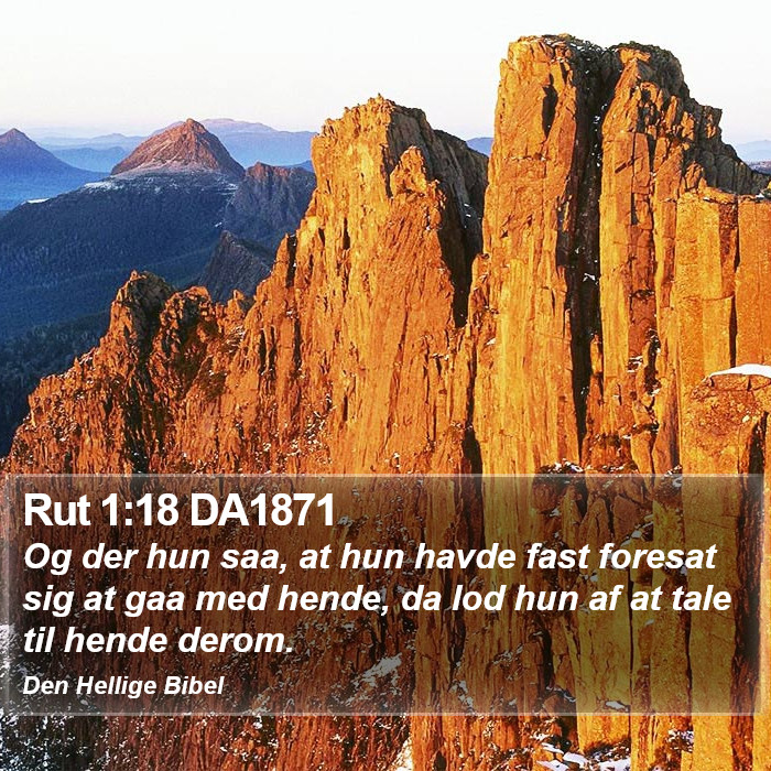 Rut 1:18 DA1871 Bible Study