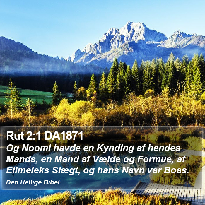 Rut 2:1 DA1871 Bible Study