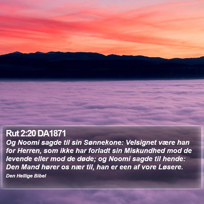 Rut 2:20 DA1871 Bible Study
