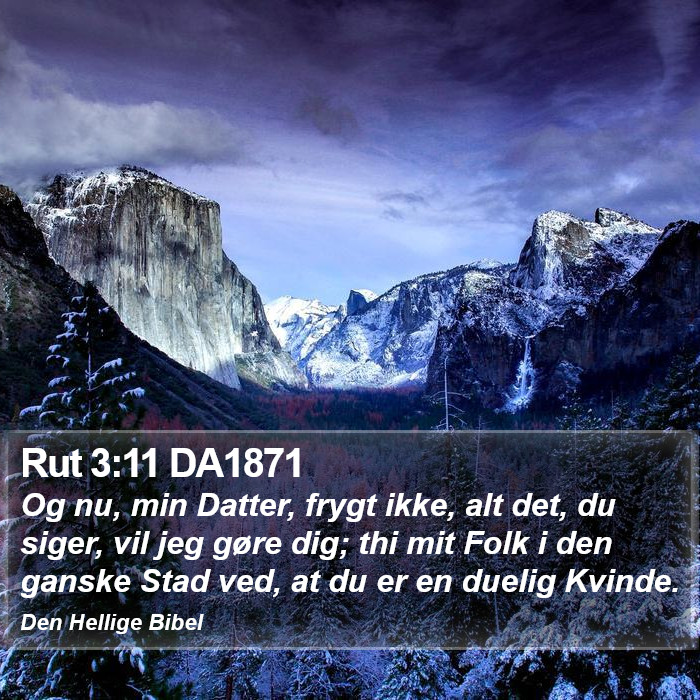 Rut 3:11 DA1871 Bible Study