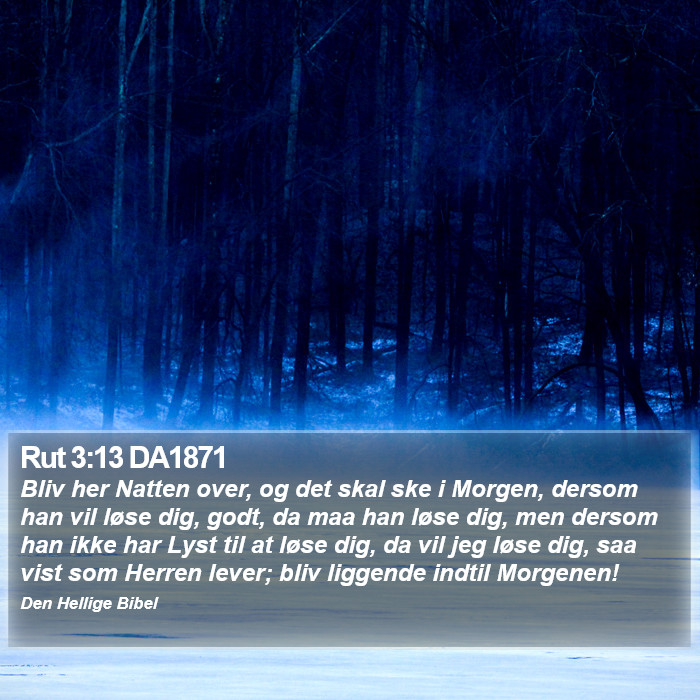 Rut 3:13 DA1871 Bible Study