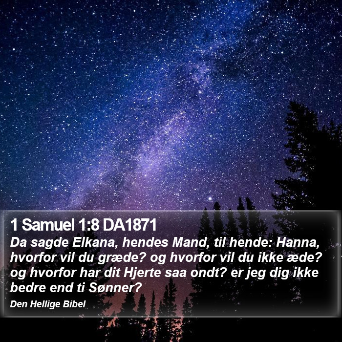 1 Samuel 1:8 DA1871 Bible Study