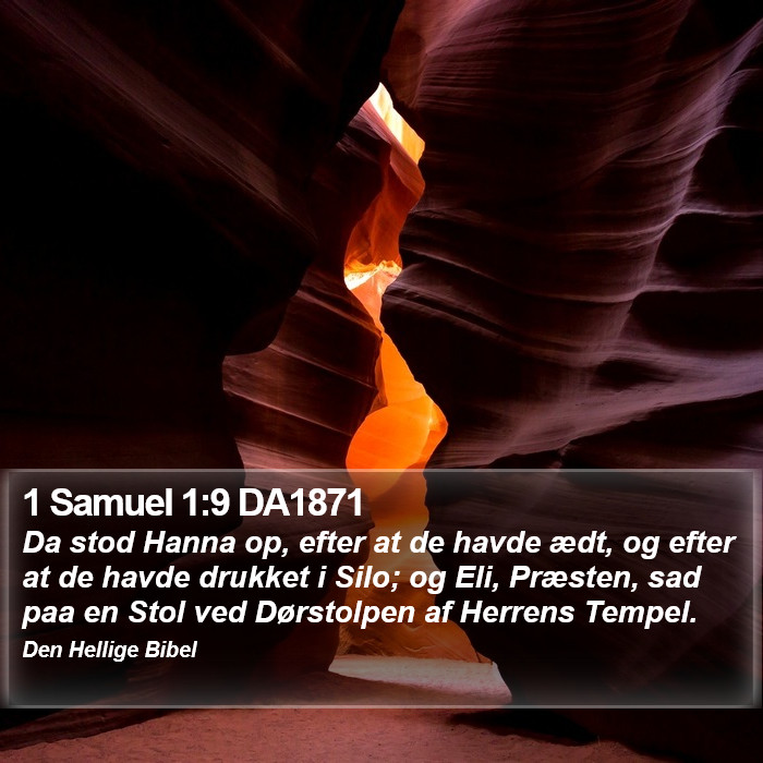 1 Samuel 1:9 DA1871 Bible Study