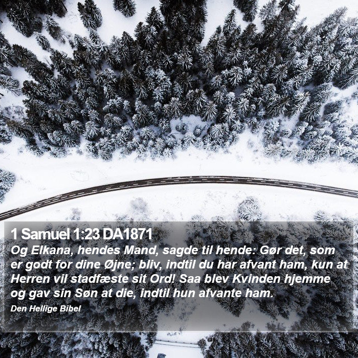 1 Samuel 1:23 DA1871 Bible Study