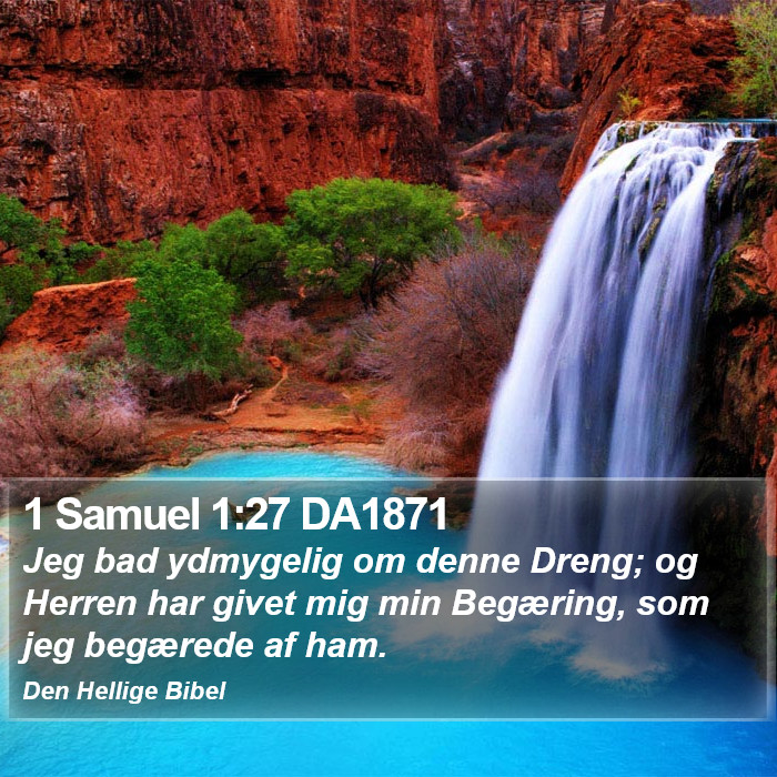 1 Samuel 1:27 DA1871 Bible Study