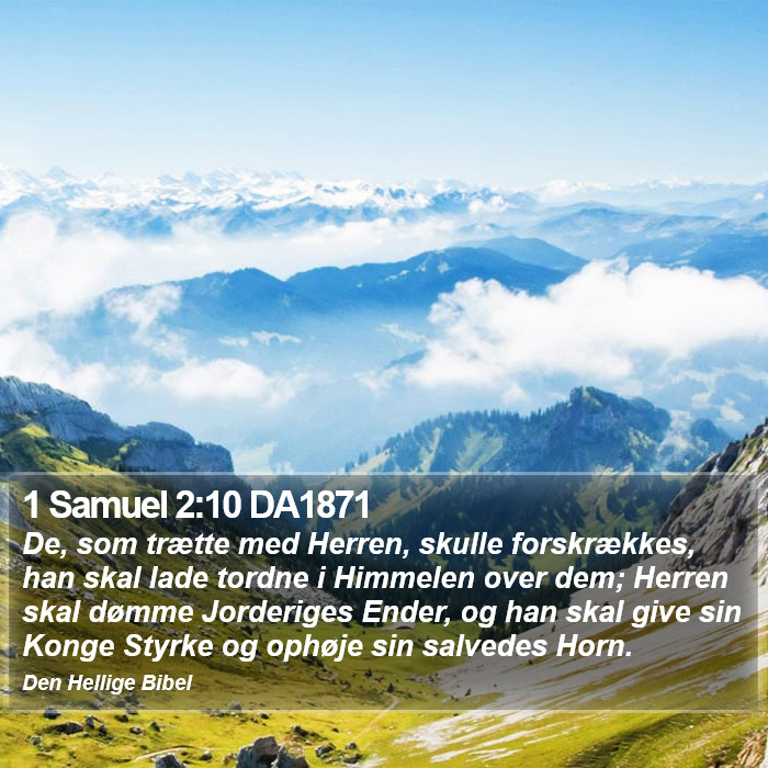 1 Samuel 2:10 DA1871 Bible Study