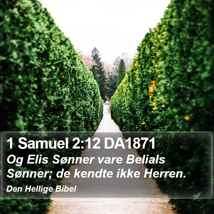 1 Samuel 2:12 DA1871 Bible Study