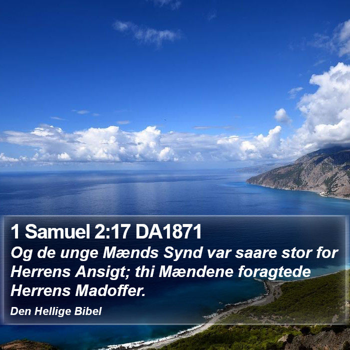 1 Samuel 2:17 DA1871 Bible Study