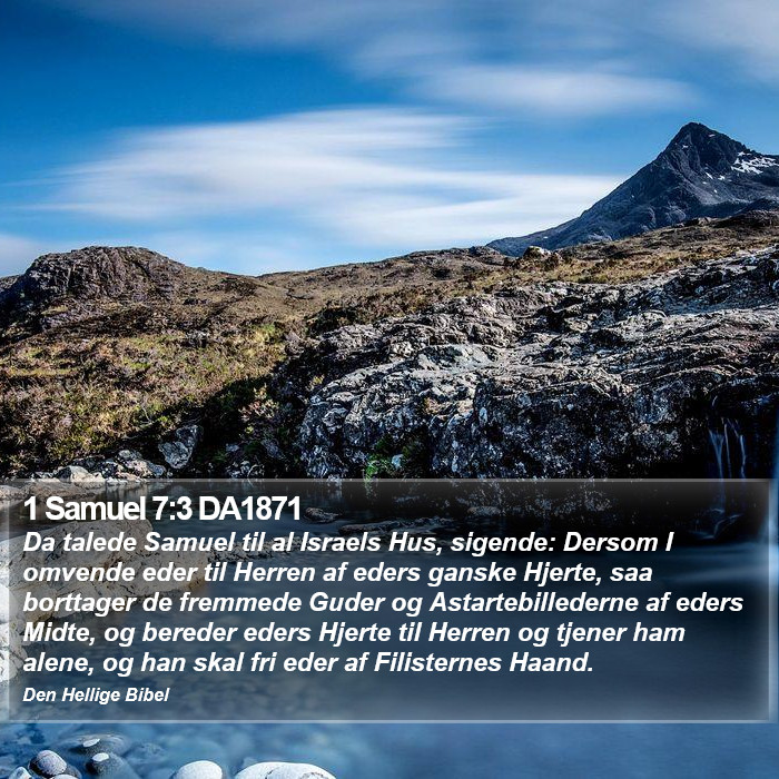 1 Samuel 7:3 DA1871 Bible Study