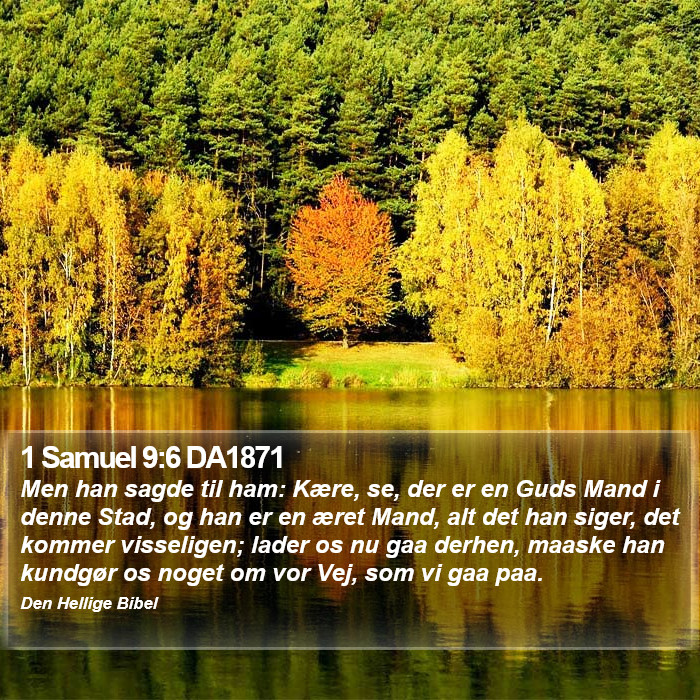 1 Samuel 9:6 DA1871 Bible Study