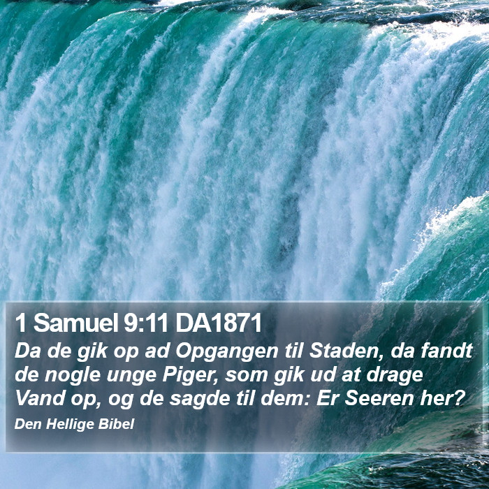 1 Samuel 9:11 DA1871 Bible Study