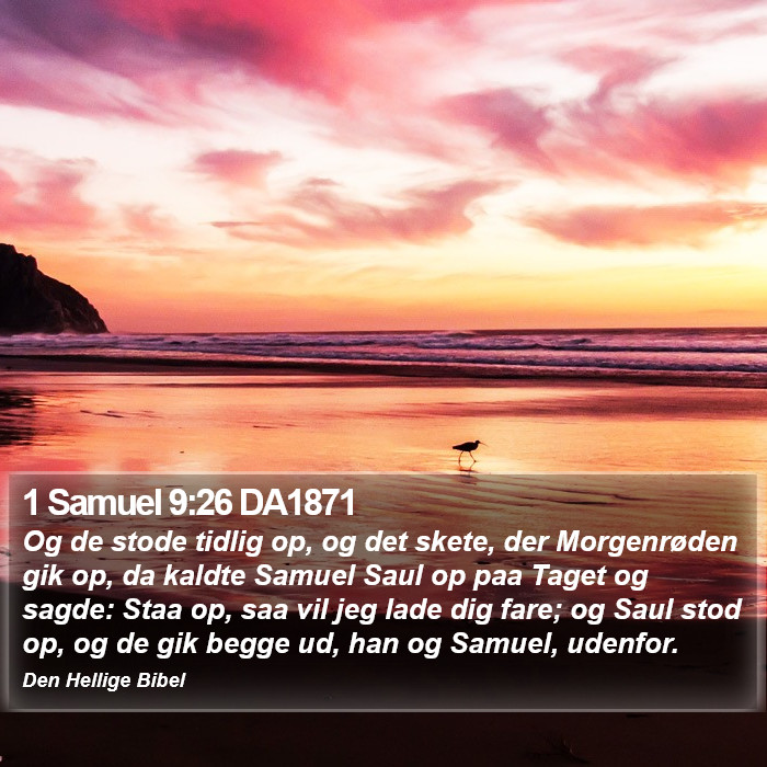 1 Samuel 9:26 DA1871 Bible Study