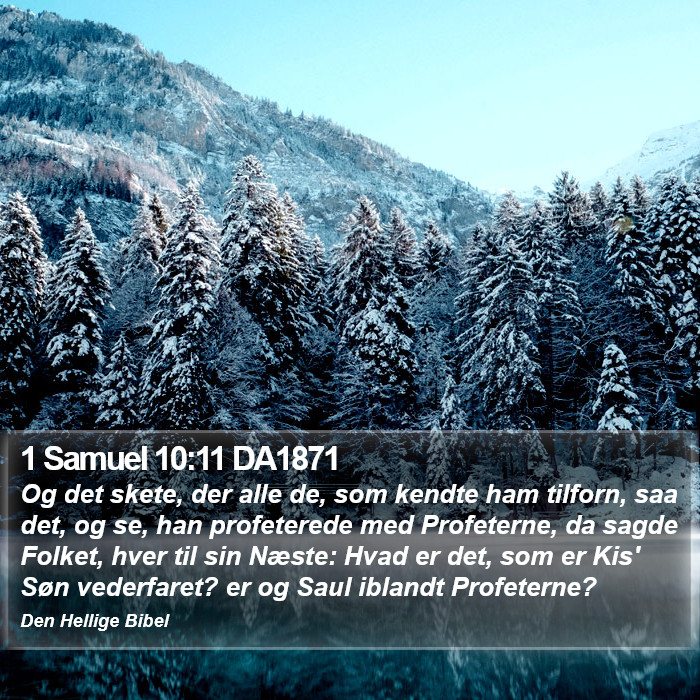 1 Samuel 10:11 DA1871 Bible Study