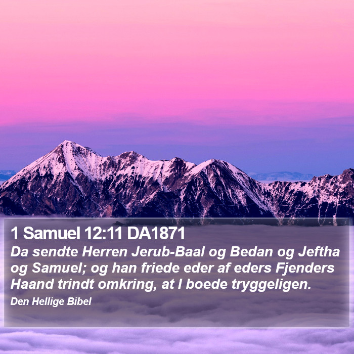 1 Samuel 12:11 DA1871 Bible Study