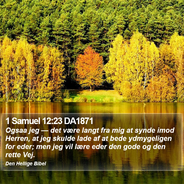 1 Samuel 12:23 DA1871 Bible Study