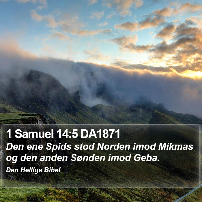 1 Samuel 14:5 DA1871 Bible Study