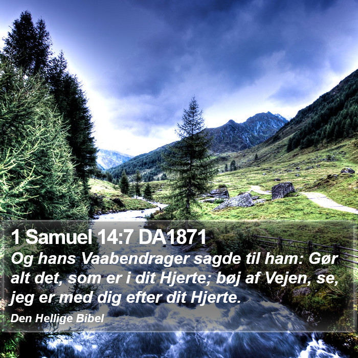 1 Samuel 14:7 DA1871 Bible Study