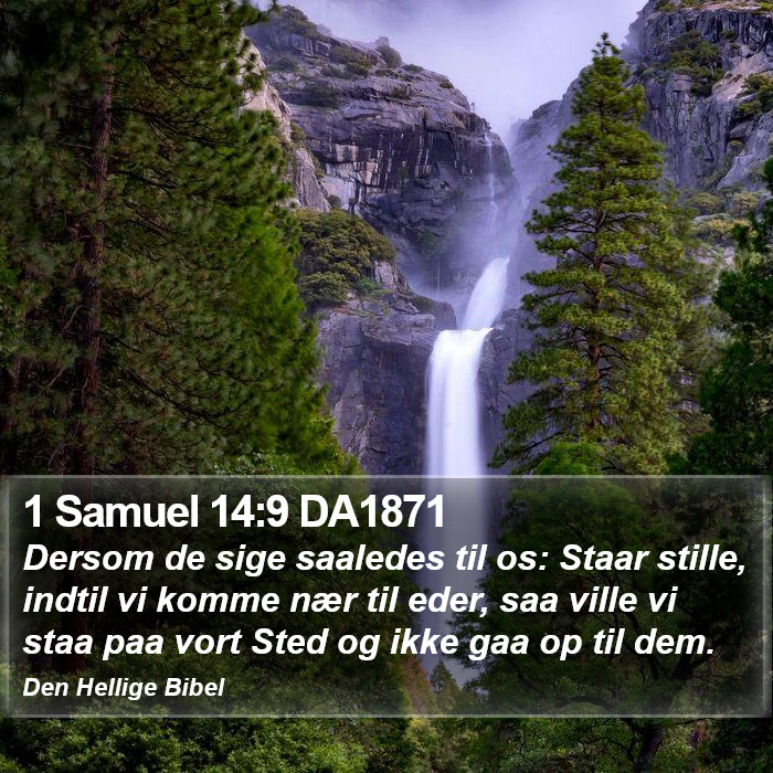 1 Samuel 14:9 DA1871 Bible Study