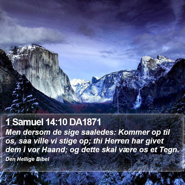 1 Samuel 14:10 DA1871 Bible Study