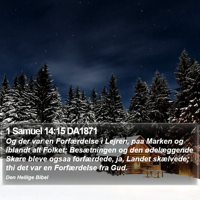 1 Samuel 14:15 DA1871 Bible Study