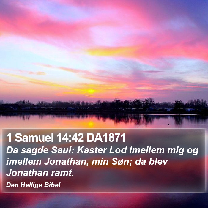 1 Samuel 14:42 DA1871 Bible Study